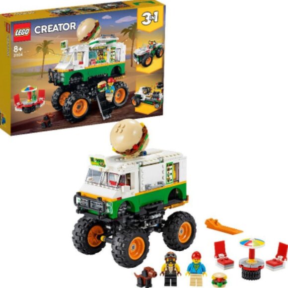 Lego Brand New Creator 3in1 Monster Burger Truck 31104 - Picture 1 of 9